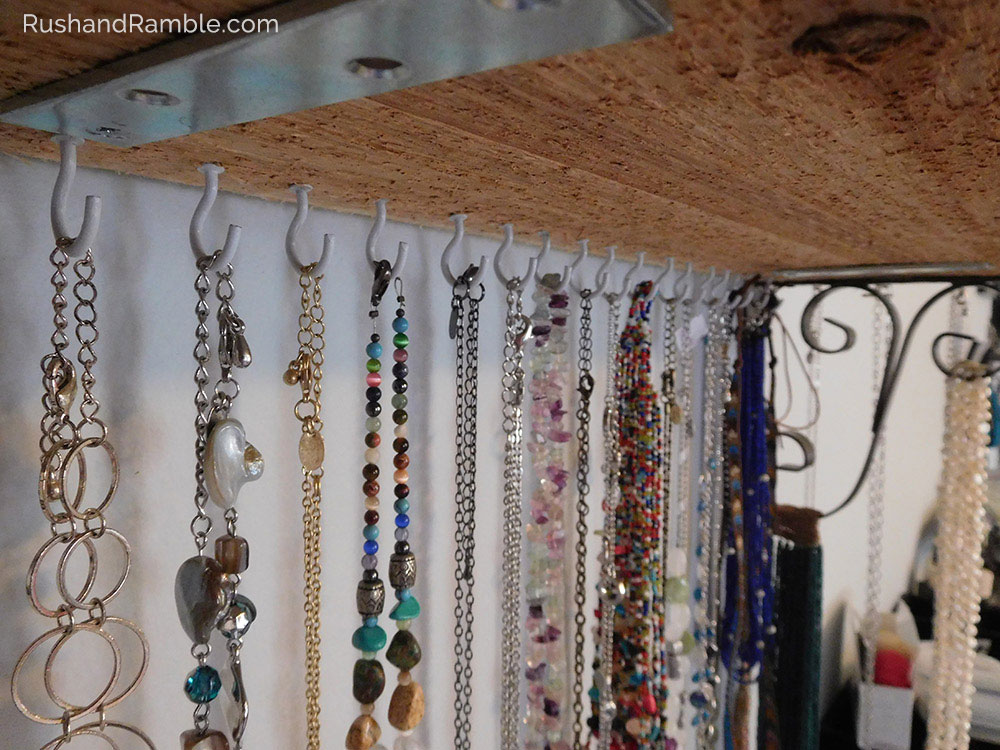 Jewelry Clutter - Organizing Necklaces