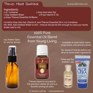 Thieves Hand Sanitizer Recipe