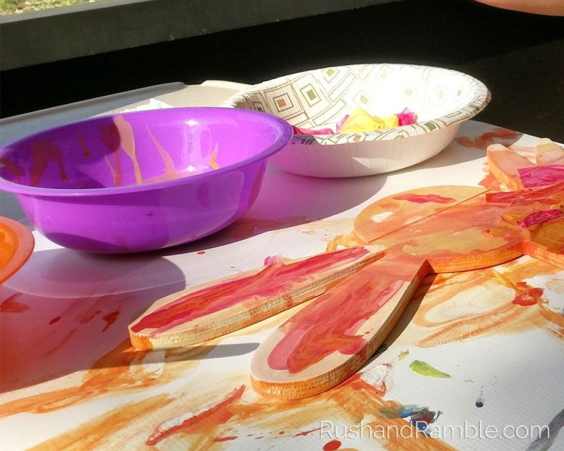 Easter Crafts - Tissue Paper Rabbit | Rush & Ramble