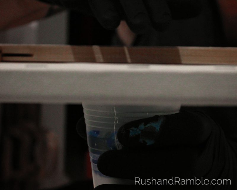 Dirty Pour Flip Cup - Acrylic Pour Fluid Painting for Beginners - Rush & Ramble DIY