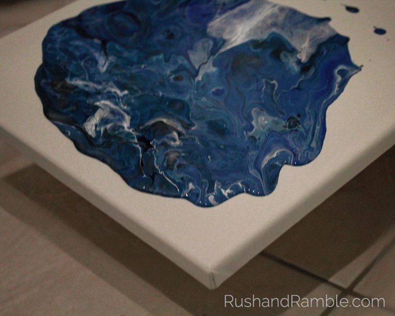 Dirty Pour - Acrylic Pour Fluid Painting for Beginners - Rush & Ramble DIY