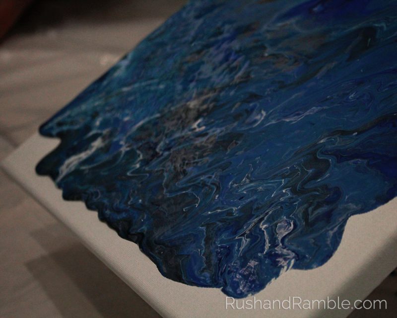 Dirty Pour - Acrylic Pour Fluid Painting for Beginners - Rush & Ramble DIY