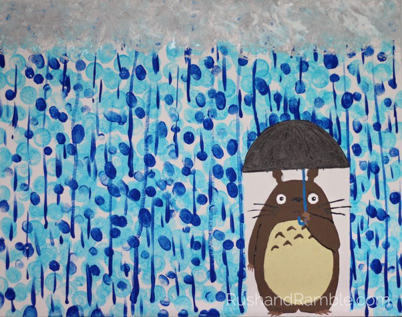 Sick Day Survival Crafts: Painting | Daubers, Fingers, Brushes and Totoro