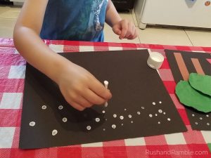 Construction Paper Camp Site Craft