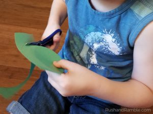 Construction Paper Camp Site Craft